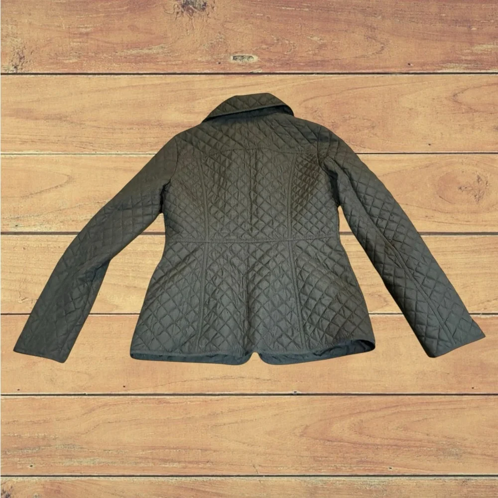 Michael Kors Women's Thin Diamond Quilted Spring Jacket With Gold Accents SizeXS - Picture 11 of 14